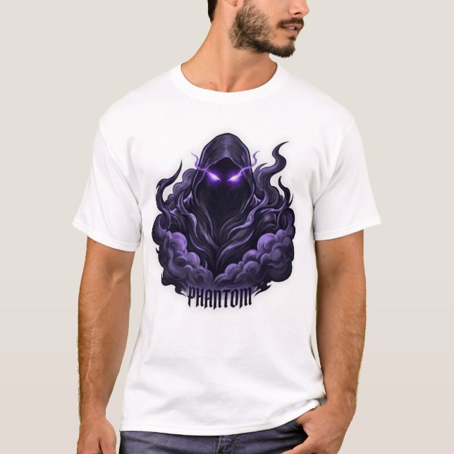 Void Phantom Dark Aesthetic T-Shirt – Gotisk Stree (Framsida)