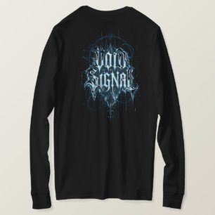 Void Signal Gothic Streetwear Fram- och baksida He T Shirt