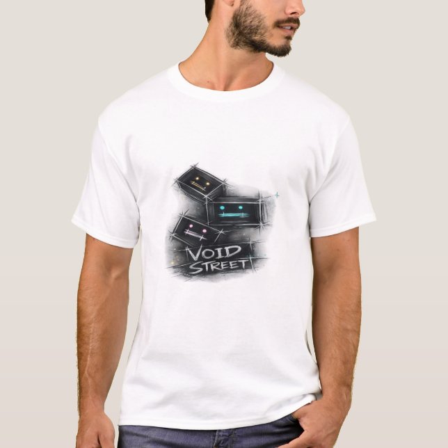 Void Street Retro Arcade Gaming Grafisk T-Shirt (Framsida)
