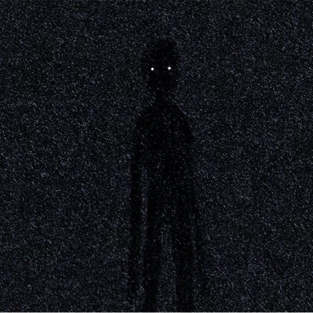 Voidcore Shadow Entity Konsttryck - Kusligt Lysand Poster (Skapare uppladdad)