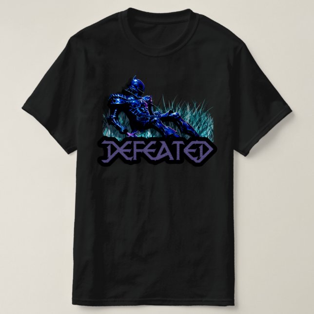 VoidForge "Besegrad" Mörk Fantasy Fallen Knight  T Shirt (Design framsida)