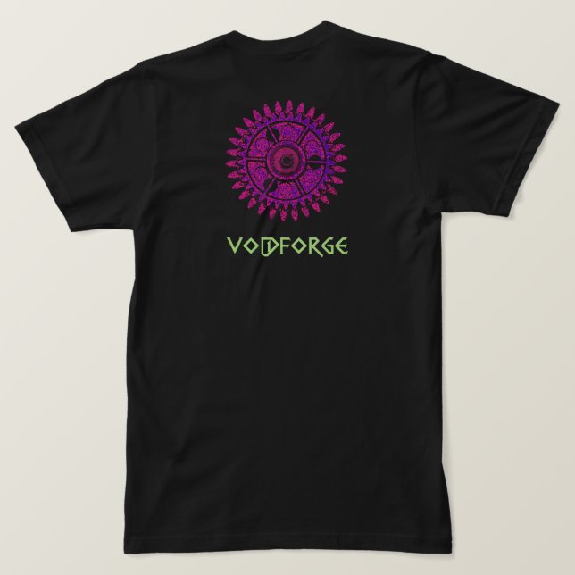 VoidForge Gear Sci-Fi Grafik T-Shirt (Design baksida)