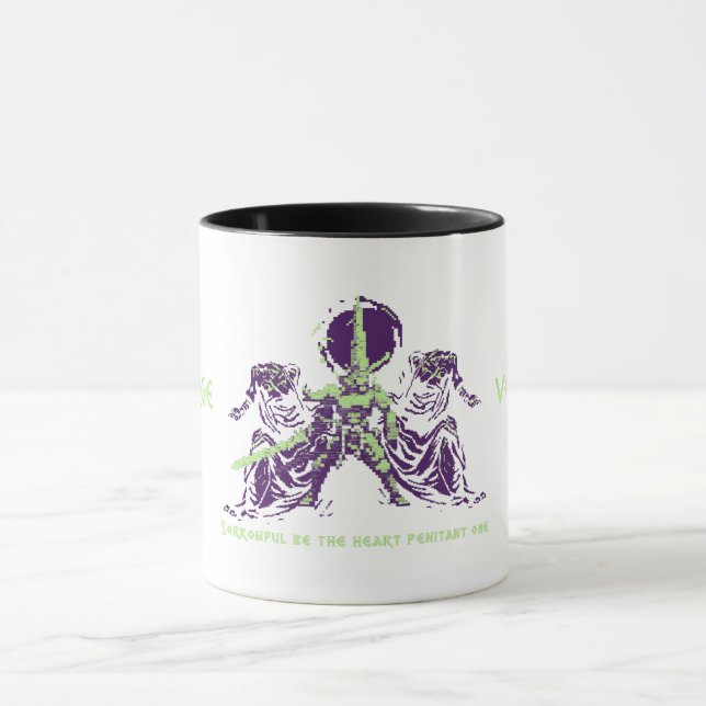Voidforge "Penitent One" Mörk Fantasy Pixel Art Mu Mugg (Center)