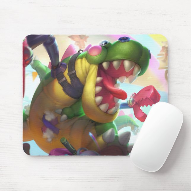 Voids Terror Gaming Mousepad | T-Rex Leksak Musmatta (Med mus)