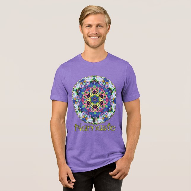 Voila Namaste Kaleidoscope T-shirt (Framsida Full)