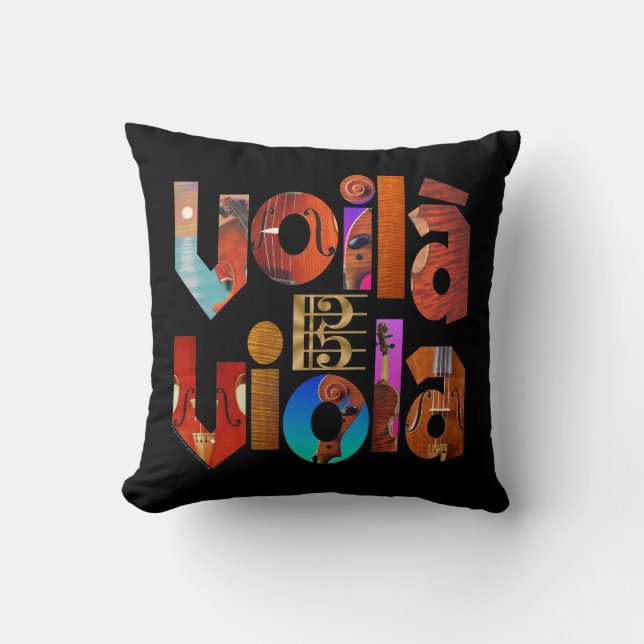 Voilà Viola! Kudde (Framsida)