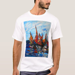 Voiliers auport en bainet 2009 t shirt