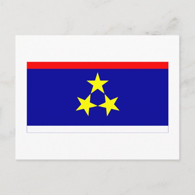 Vojvodina Flagga Vykort (Framsida)