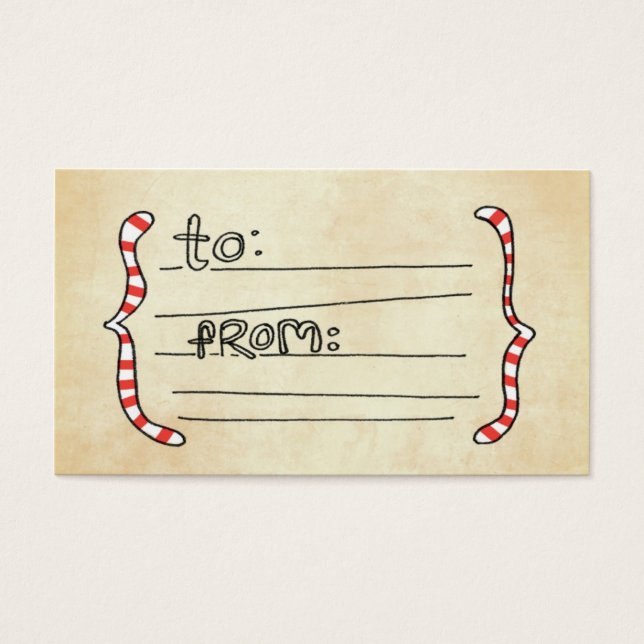 vol25- helgdag märkre inom klammerparentes design  visitkort (Framsidan)