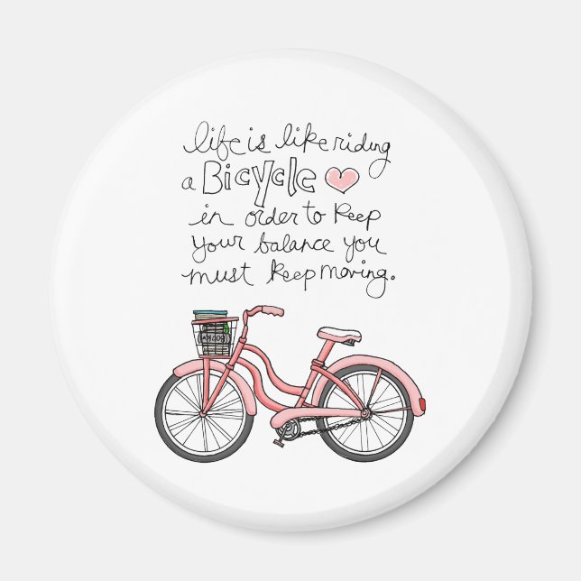 Vol25 liv är som att cykla magnet (Framsidan)