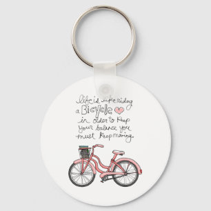 Vol25 liv är som att cykla nyckelring