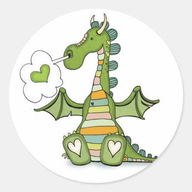 vol25- puff of kärlek runt klistermärke (Framsida)