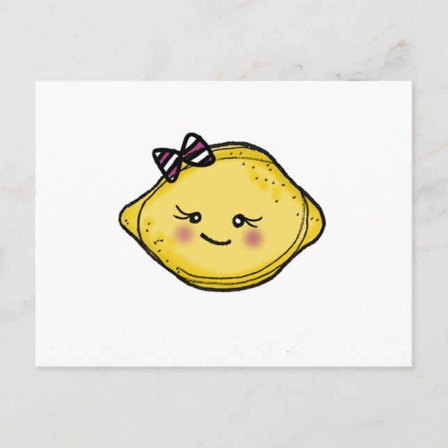 Vol25 Rosey Cheeked lemon head-vykort Vykort (Framsida)