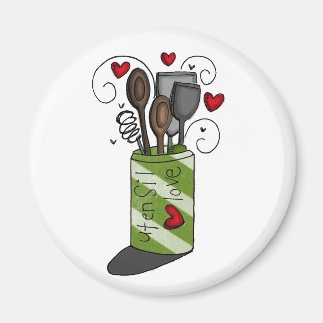 vol25 utensil kärlek magnet (Framsidan)