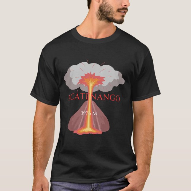 Volcan Acatenango Classic T-Shirt (Framsida)