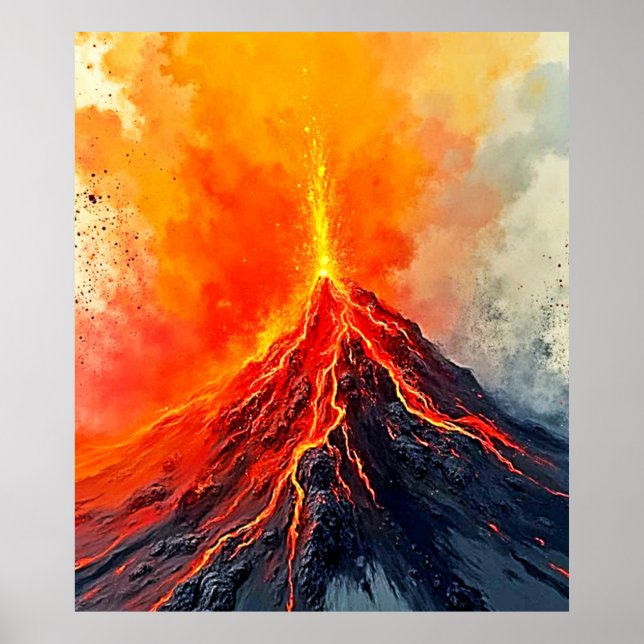 Volcanic Eruption: Raw Power Poster (Framsidan)