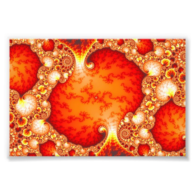 Volcanic Garden - Fractal art Fototryck (Framsidan)