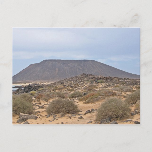 Volcanic Island Lobos Vykort (Framsida)