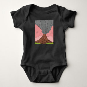 Volcaniskt fel Volcano Eruption Lava T Shirt