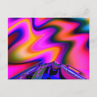 Volcano 2 Bra Fractal Art Vykort