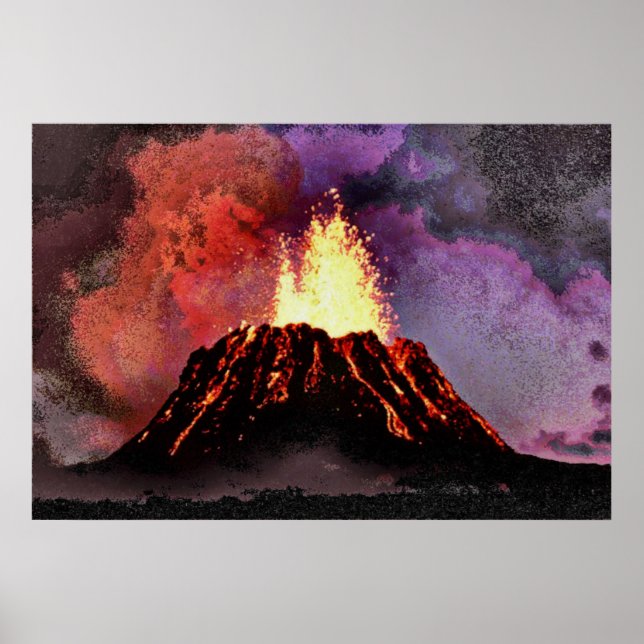 Volcano 9 dimmig poster (Framsidan)