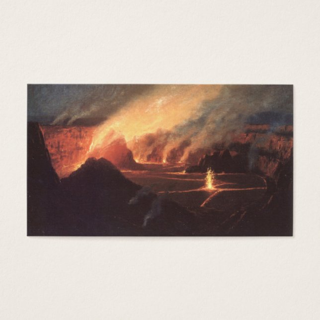 Volcano, ca 1880 s Hawaii Visitkort (Framsidan)