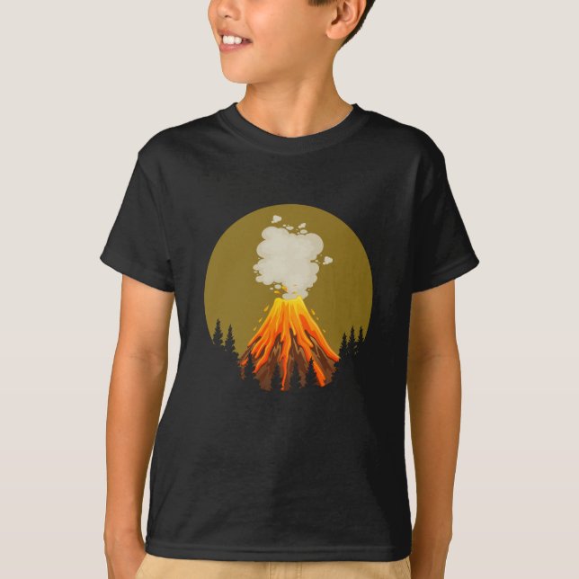 Volcano-design för Coola T Shirt (Framsida)