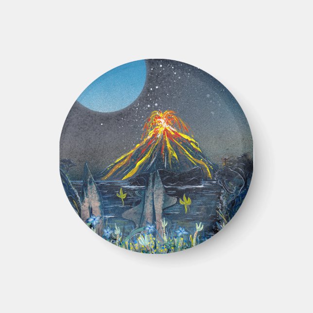 Volcano Eruption Magnet (Framsidan)