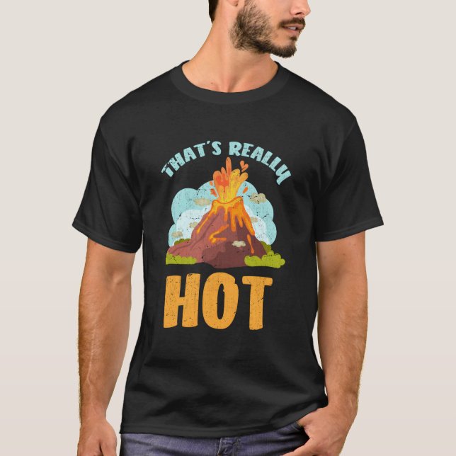 Volcano Geology T Shirt (Framsida)