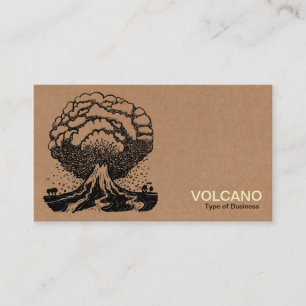 Volcano - kartong visitkort