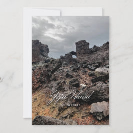 Volcano - Mörk Island - Vackön - Jeju Julkort