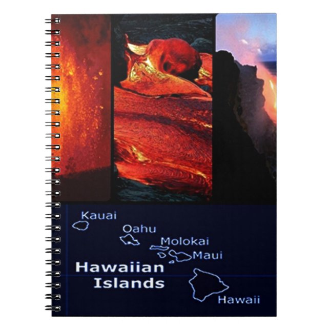 Volcano of Hawaii Anteckningsbok (Framsidan)