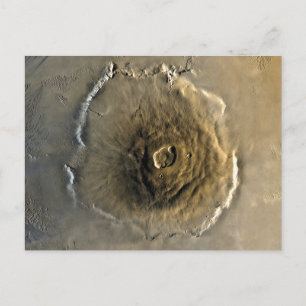 Volcano Olympus Mons på Mars Vykort