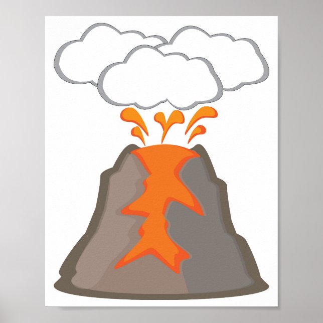 Volcano Poster (Framsidan)