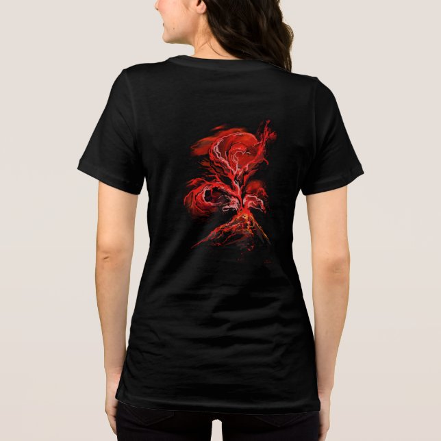 Volcano T Shirt (Baksida)