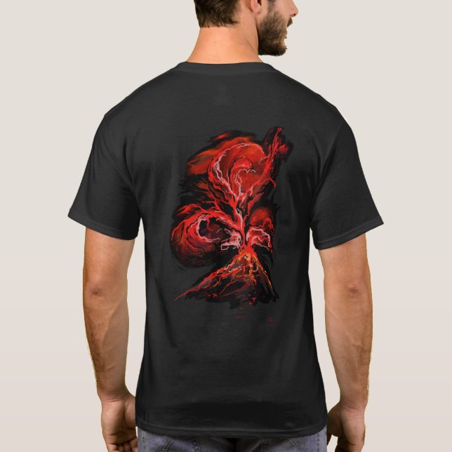 Volcano T Shirt (Baksida)