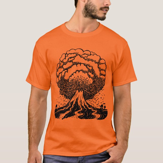 Volcano T Shirt (Framsida)