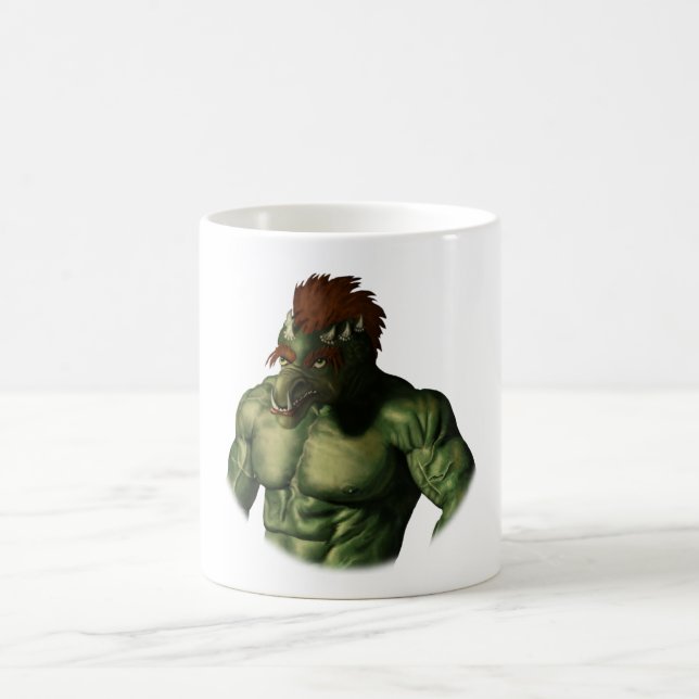 Volcano Troll Vacation Bild Fantasy Coffee Kopp (Center)