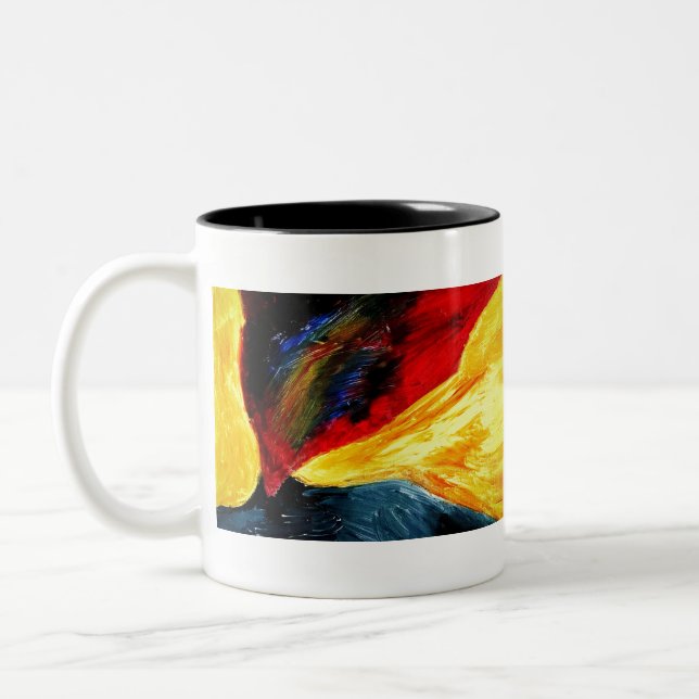 Volcano Två-Tonad Mugg (Vänster)
