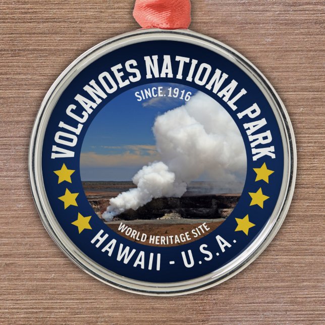 Volcanoes National Park Hawaii  Julgransprydnad Metall (Skapare uppladdad)