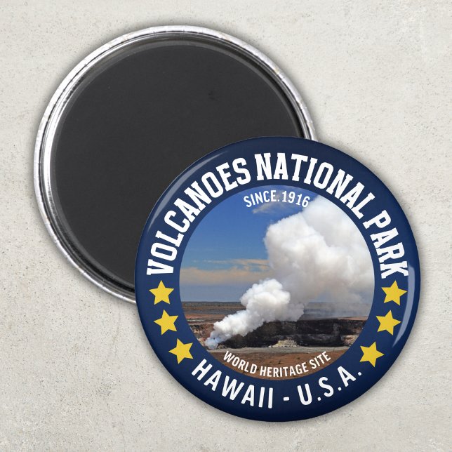 Volcanoes National Park Hawaii Since 1916 Magnet (Skapare uppladdad)