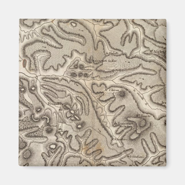 Volcans Haute Loire Magnet (Framsidan)