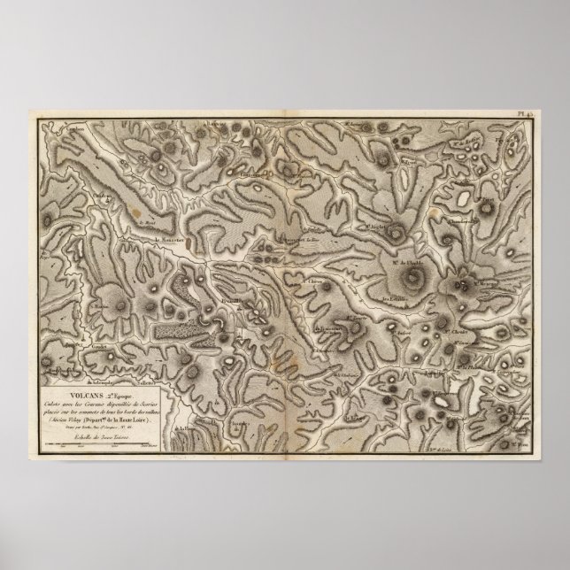 Volcans Haute Loire Poster (Framsidan)