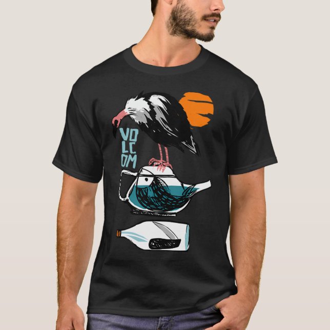 volcom vintage gamvrak desert t shirt (Framsida)