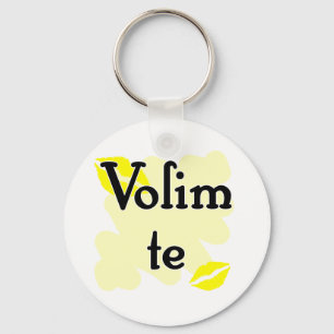 Volim te - kroat - jag älskar dig nyckelring