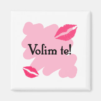 Volim te - kroatiska i kärlek du magnet