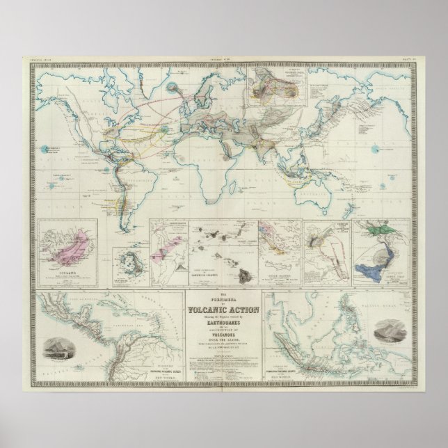 Volkanisk aktivitet poster (Framsidan)