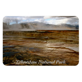VOLKANISK VERKSAMHET I NATIONALPARK MED JELLOWSTON MAGNET
