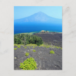 Volkaniska sluttningar av Anak Krakatau, Väster Ja Vykort