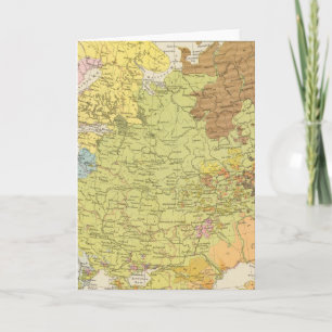 Volkerkarte von Russland - Karta i Ryssland Helgkort